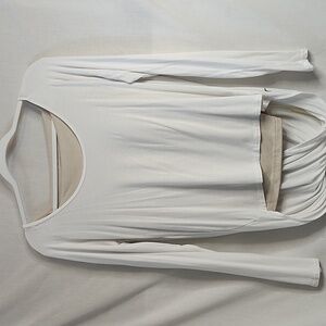 ZYIA Namaste Long Sleeve Top with OGL Built in Bra Tank